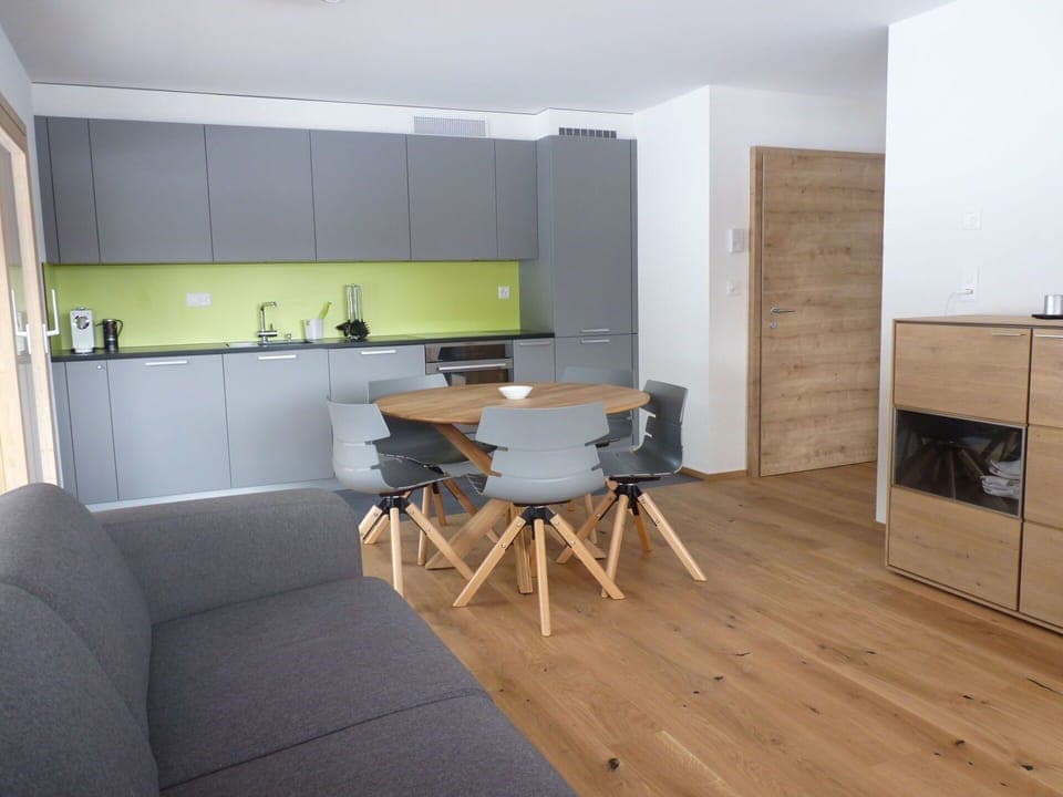 Room, Furniture, Property, Interior Design, Floor, Building, Kitchen, House, Wood Flooring, Cabinetry