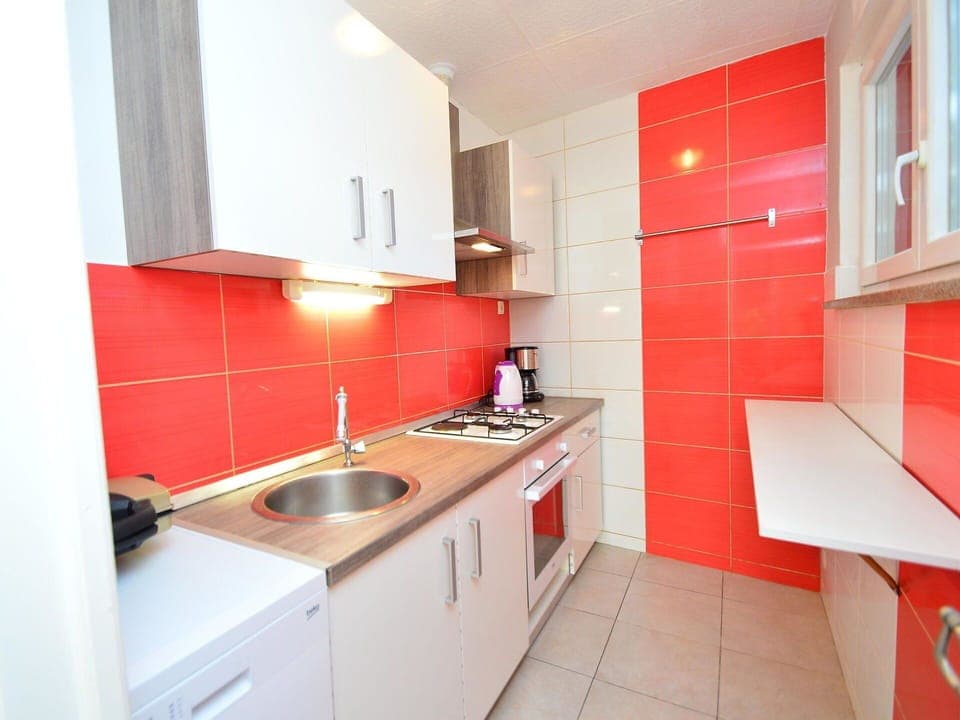 Property, Room, Interior Design, Furniture, Building, Tile, Kitchen, House, Cabinetry, Real Estate