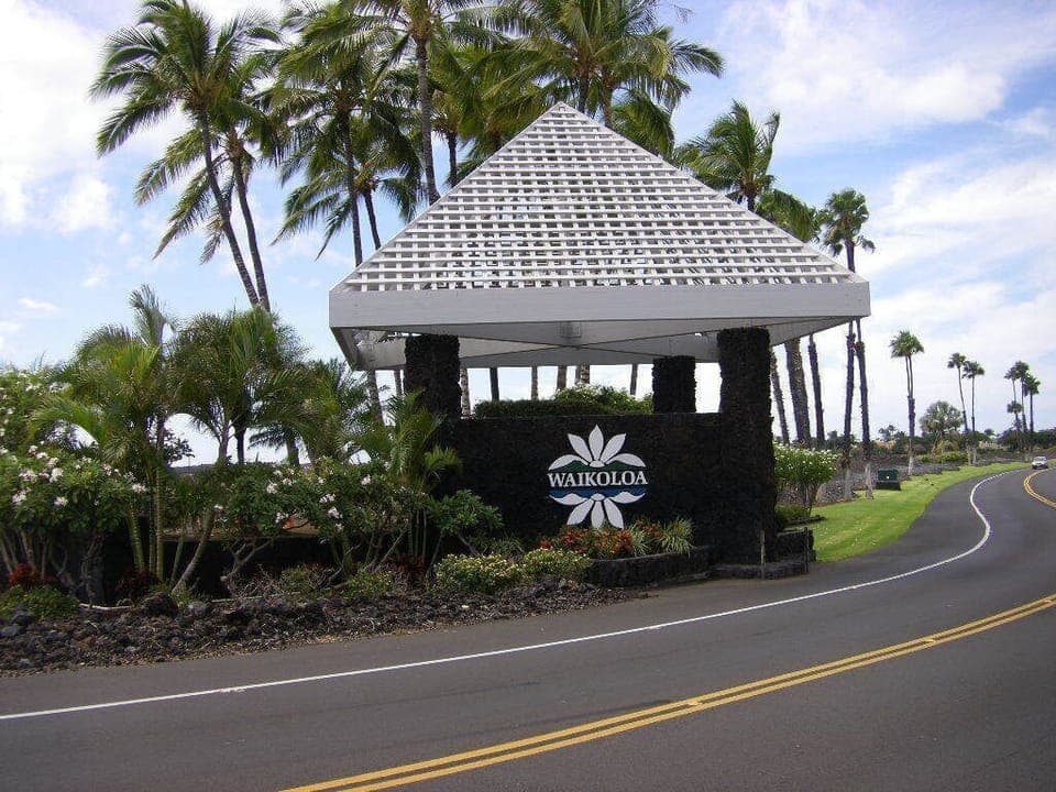 Entrance to Waikoloa Beach Resort