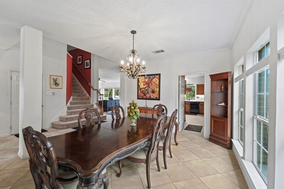 One of Three Dining Areas At The House