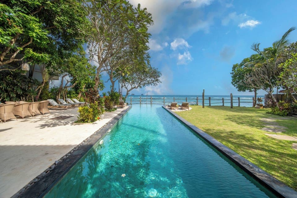 The pool is the only place to be on hot Bali days