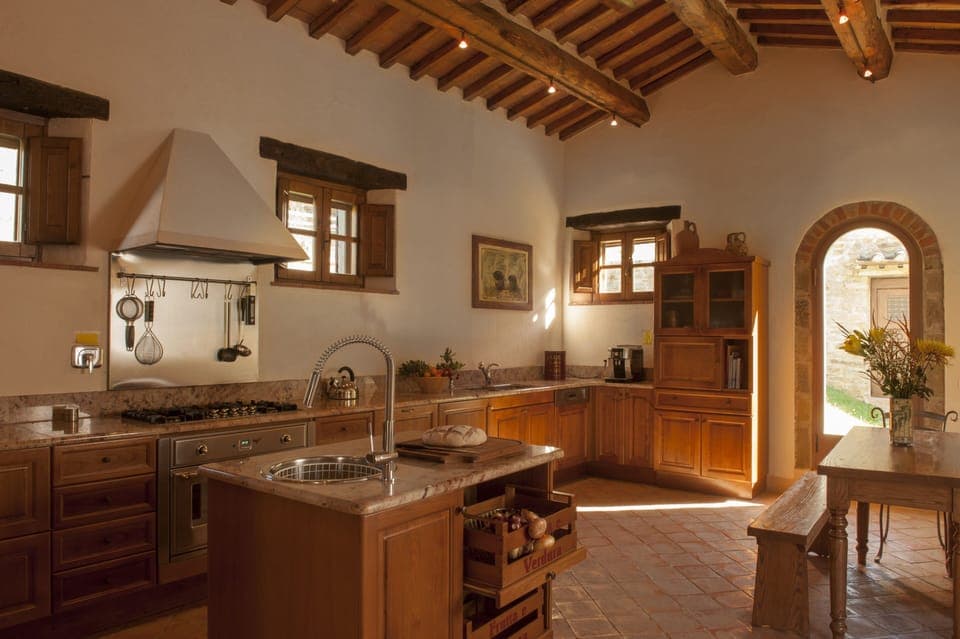 Cook kitchen w/2 sinks, Ilve cooker, coffee maker, side x side fridge-not in pic