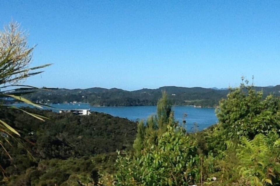 Roadside view over harbour