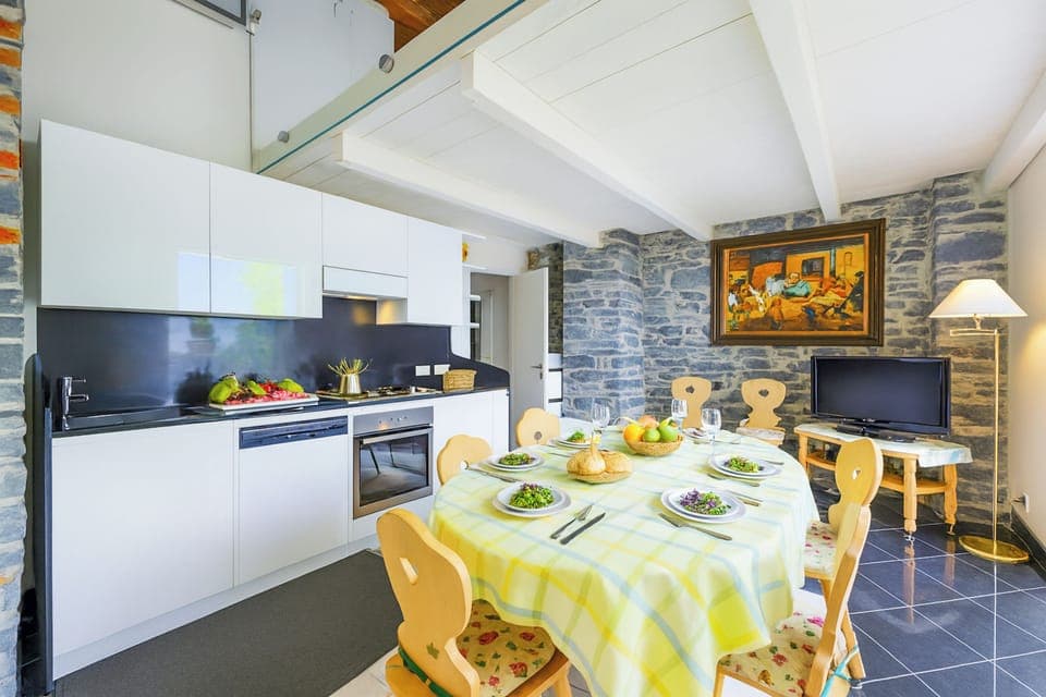Kitchen and dining area