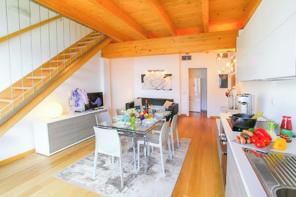 Kitchen and dining area