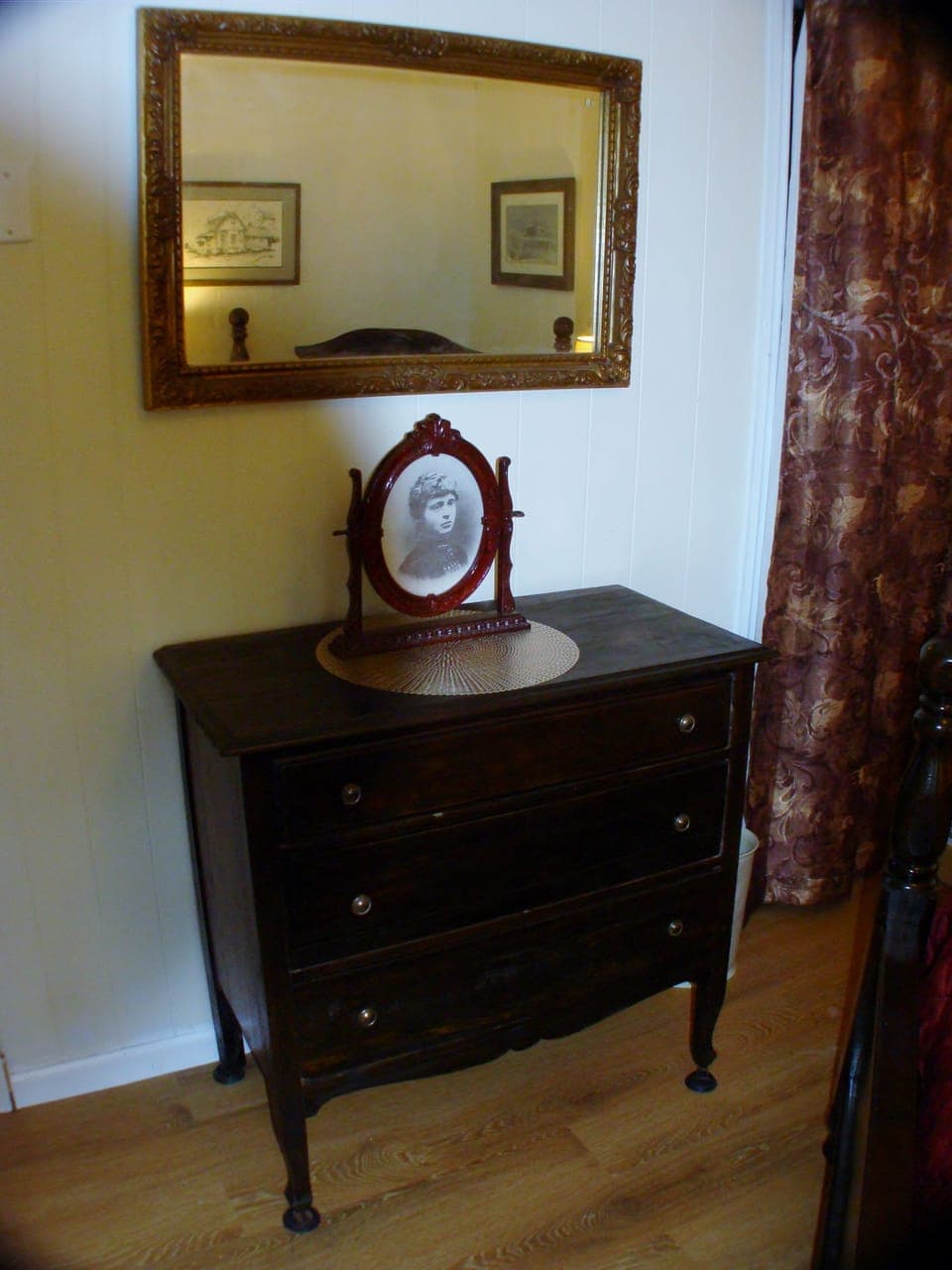 Bring back yesteryear as you enjoy this lovely antique dresser.  
