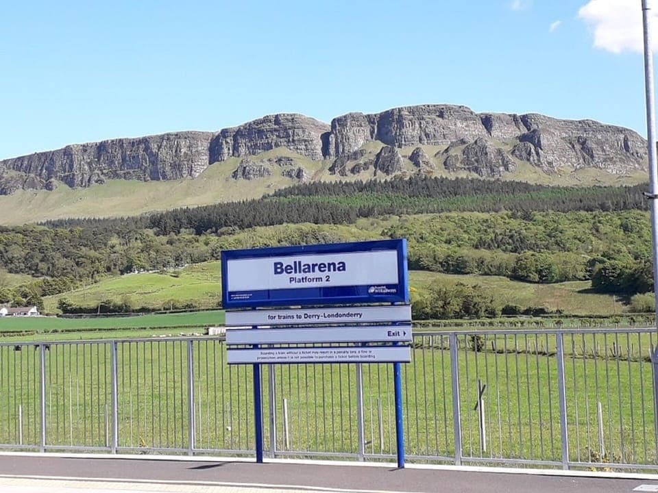 A 5 minute walk to our little train station with links to Portush.