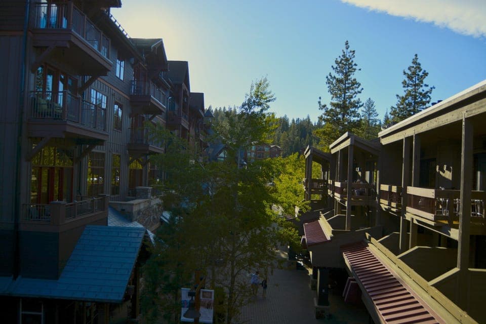 Beautiful Summer View of Northstar Village from Condo Deck