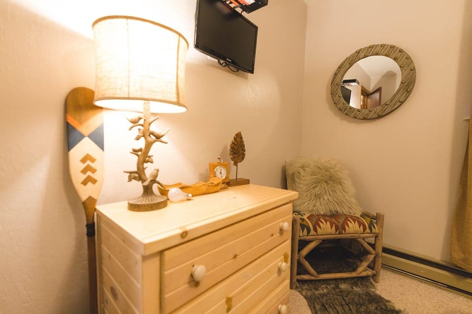 Our "Baby" Cabin in Lake Tahoe has Tahoe/mountain decor  and many personal touches added throughout the many years our family has enjoyed it.