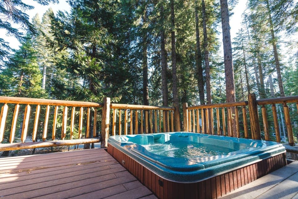 You will love our private hot tub after a long day on the slopes or exploring Lake Tahoe!  Our hot tub is serviced between every guest, so it will be clean, hot and ready for your stay.