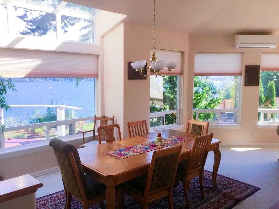 Dining area and front deck