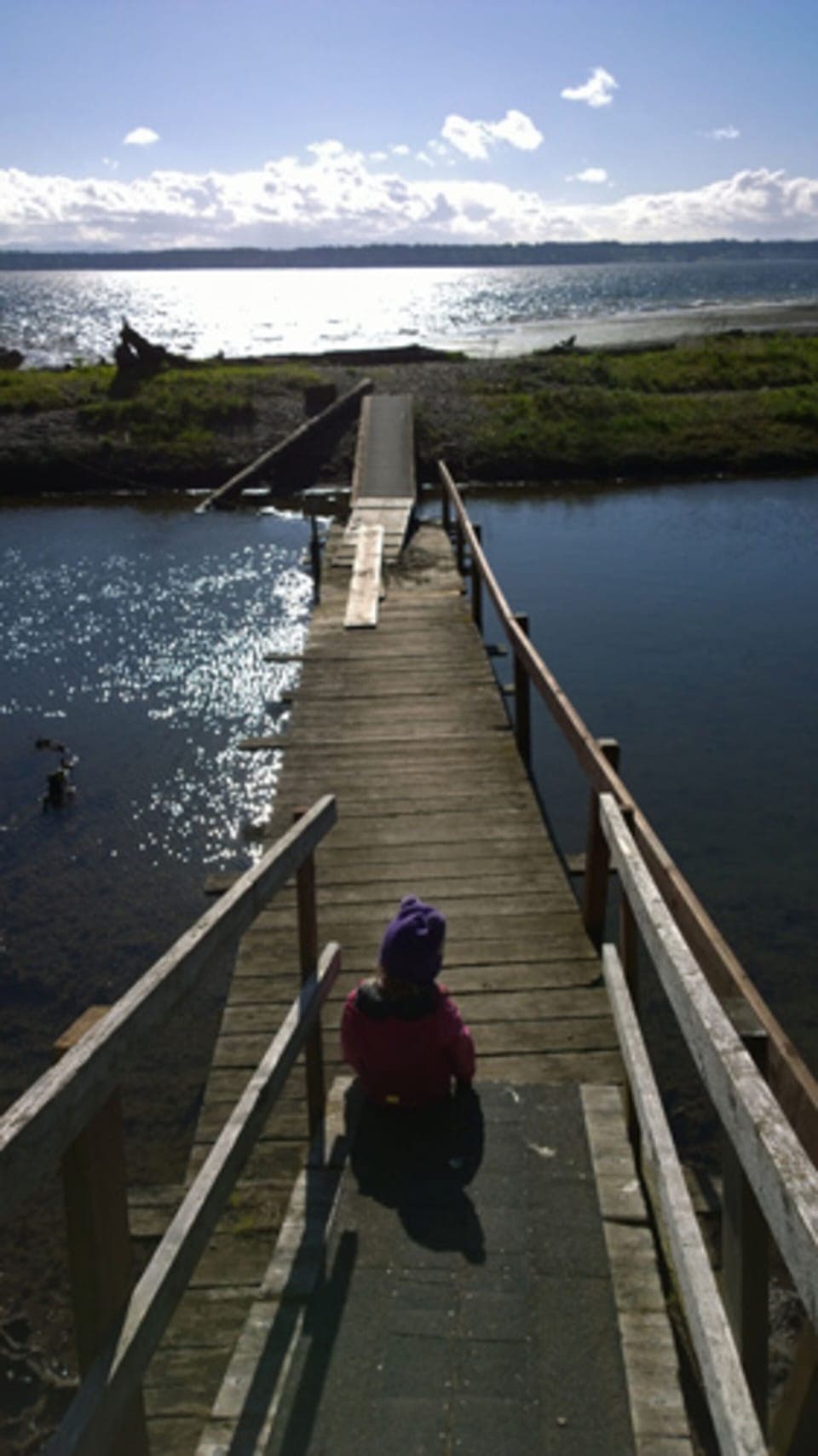 One of many beach hikes on Anderson island. 