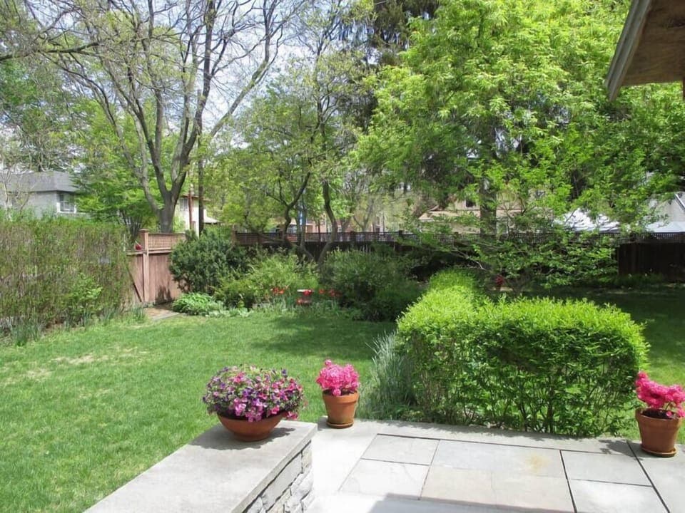 Enjoy the garden from your private terrace.