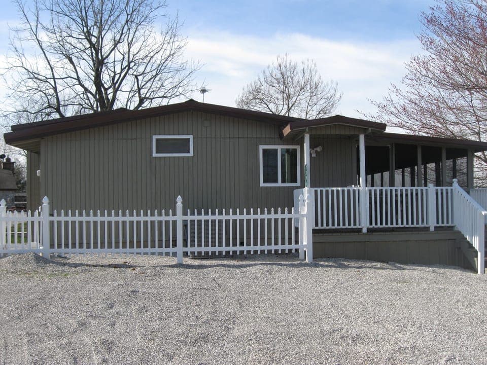 Parking lot view of the.