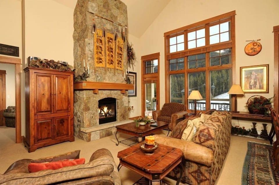 There is plenty of room for everyone to relax in the spacious living area