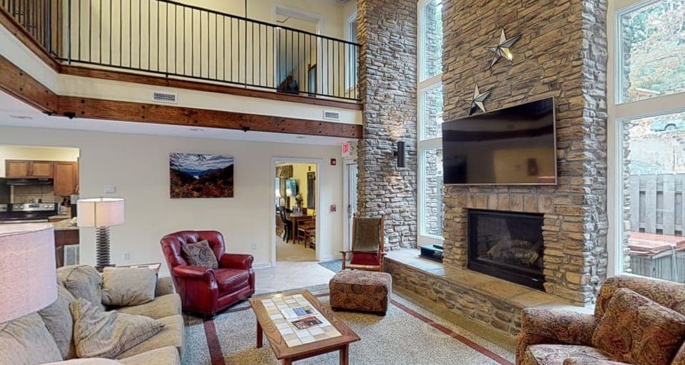 We added the 70 inch  TV above fire place