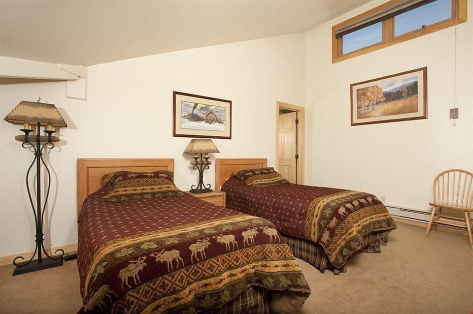 The second loft area bedroom provides additional bedding. The bedding configurations vary.
