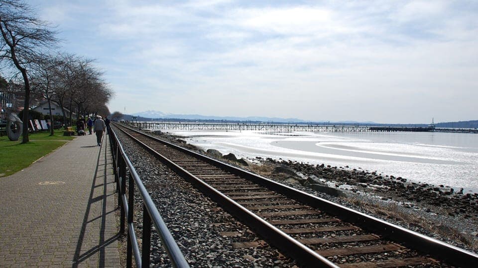 Enjoy a relaxing stroll along the boardwalk and White Rock Pier.