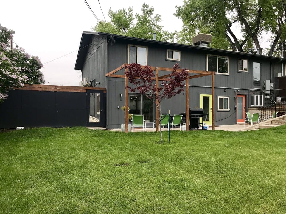 Use the shared yard, grill and hammock.