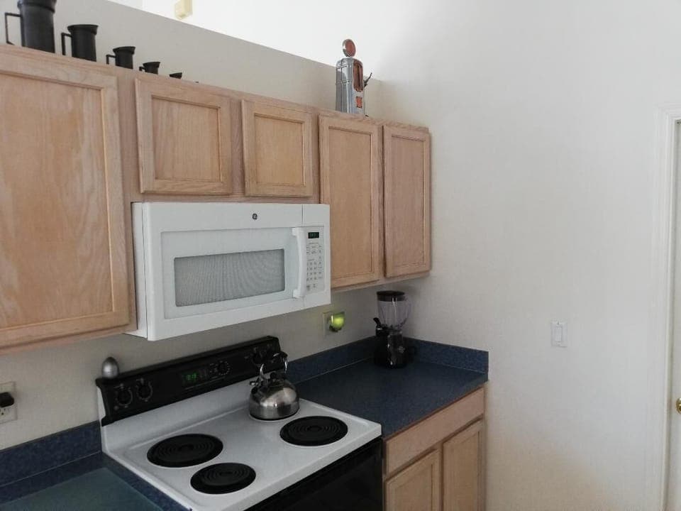 The cooking area