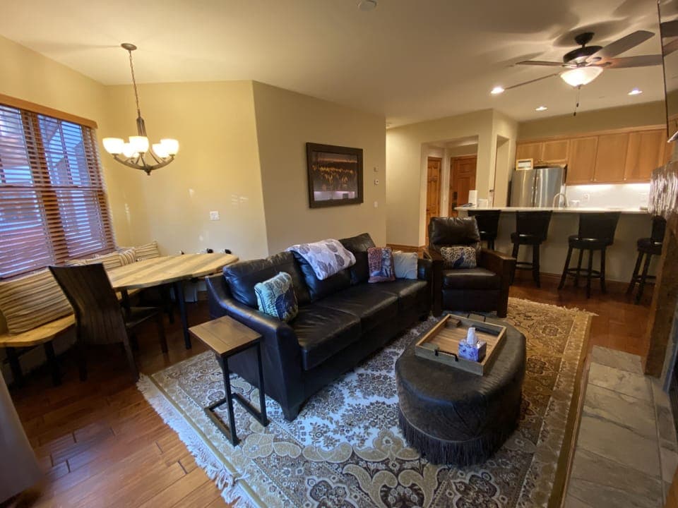 Living room and dinning space