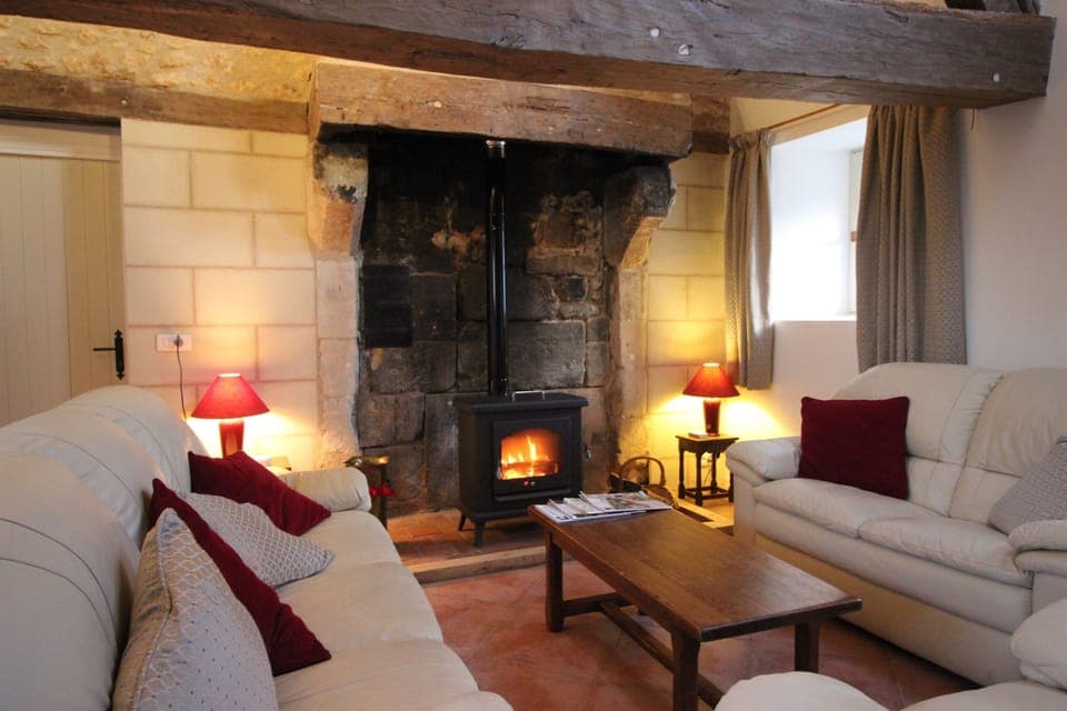 The cosy seating area