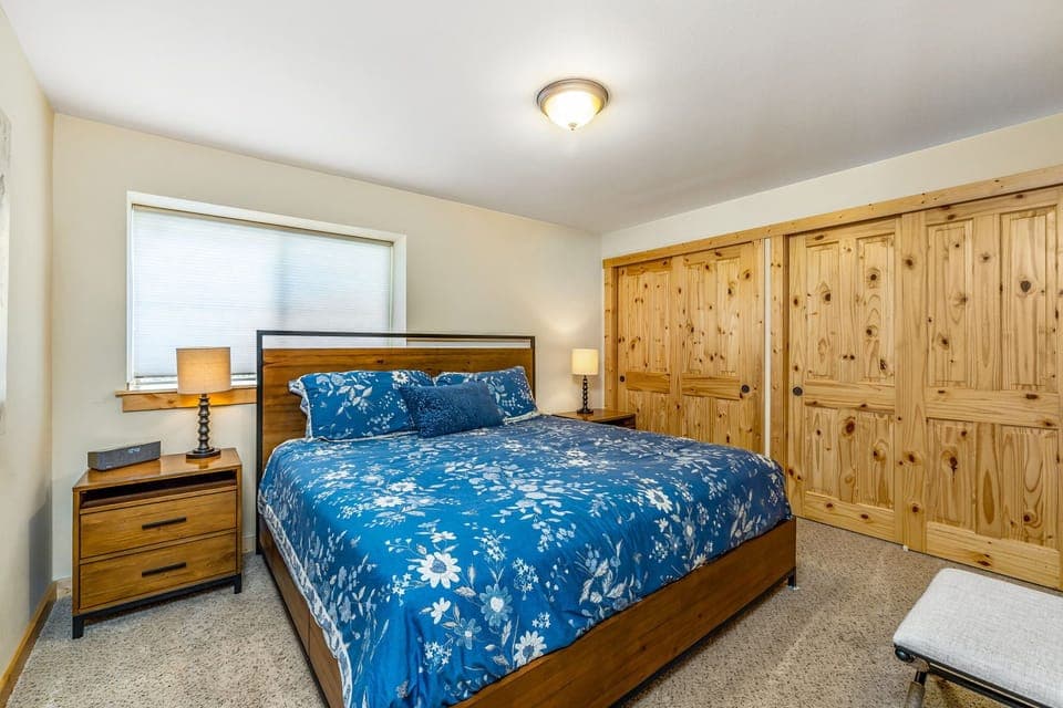 3rd Bedroom Located on the Lower Floor with a King Bed with En Suite Bathroom
