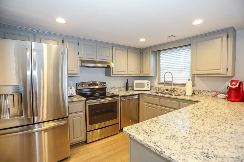 Kitchen with Stainless Steel Appliances