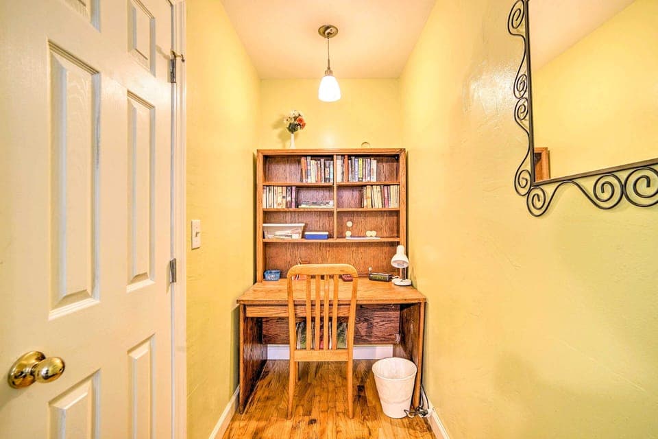 Work-Friendly Desk | Washer & Dryer | Iron & Board