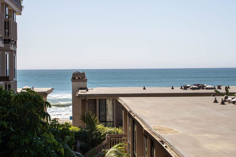 This is a close-up of the view from the balcony.