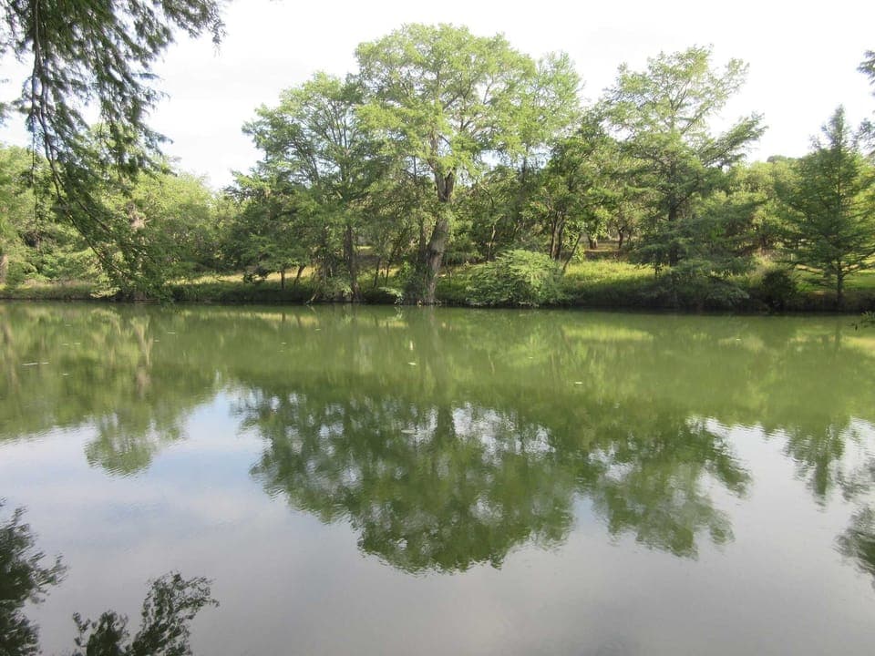 View of Guadalupe from private riverfront