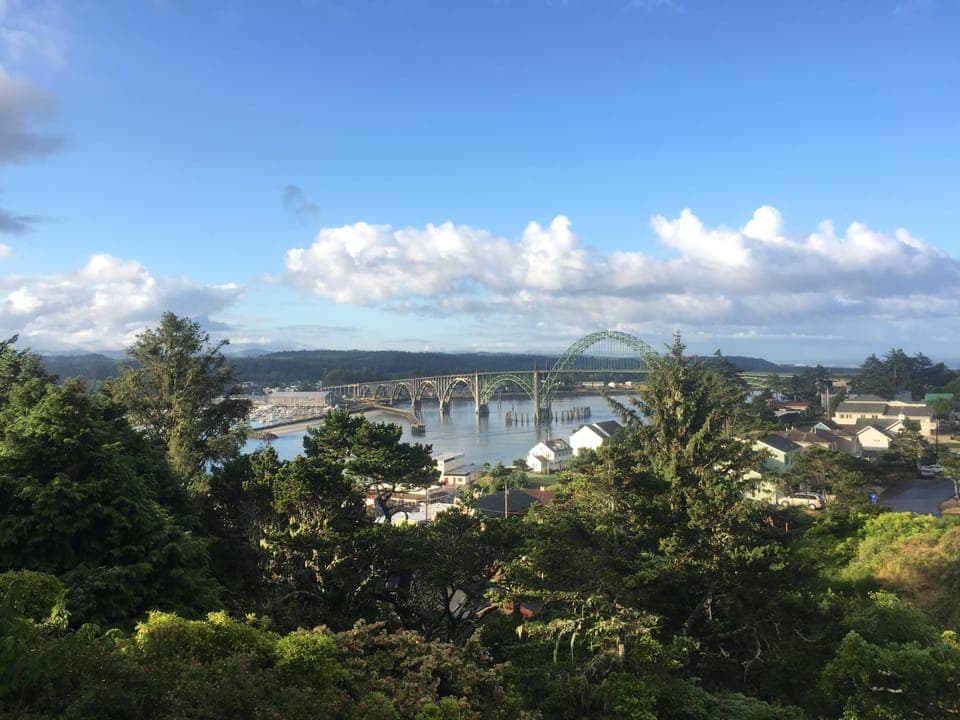 Beautiful Newport Day, taken from Master bedroom window