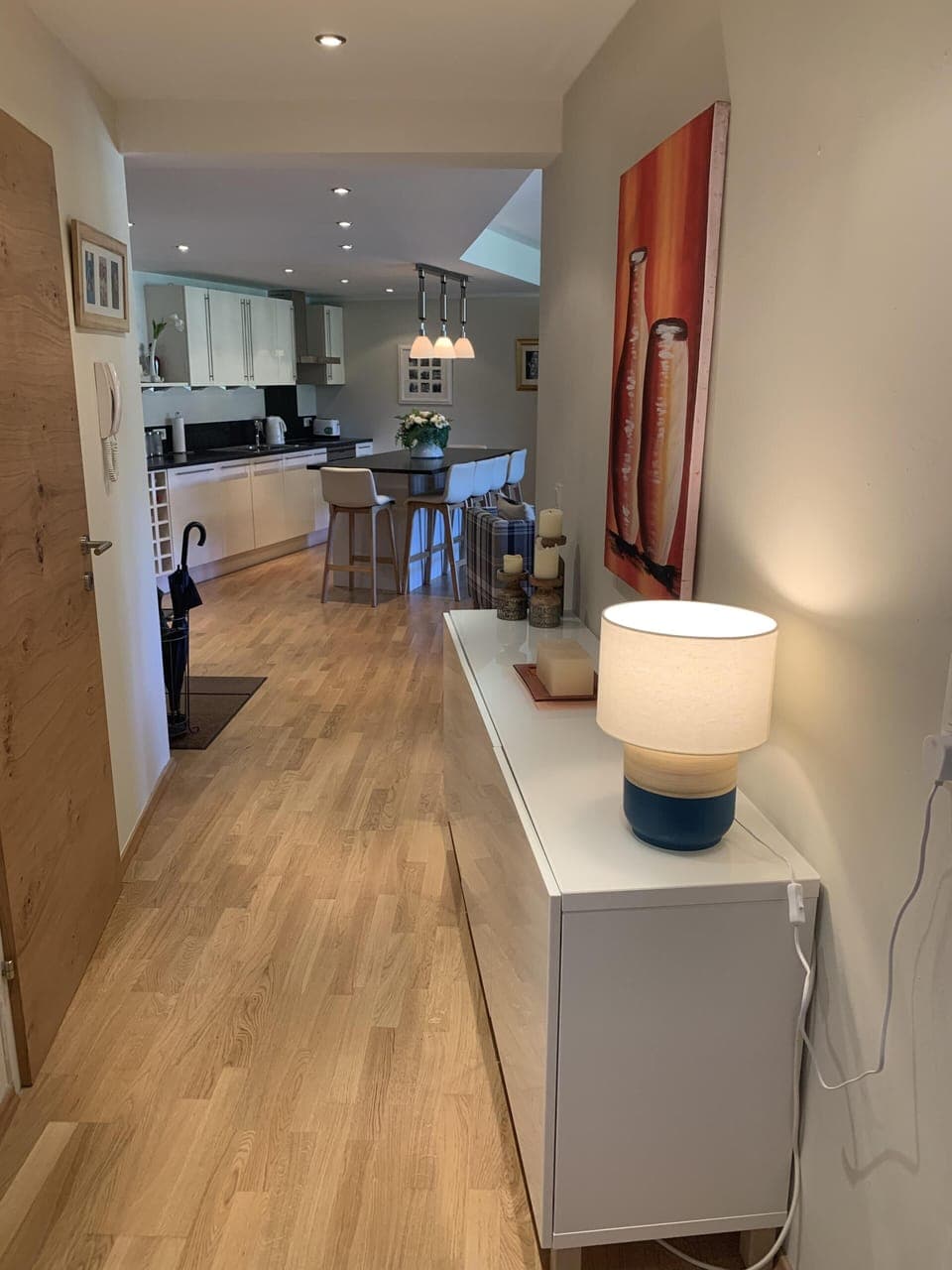 Hallway from Bedrooms