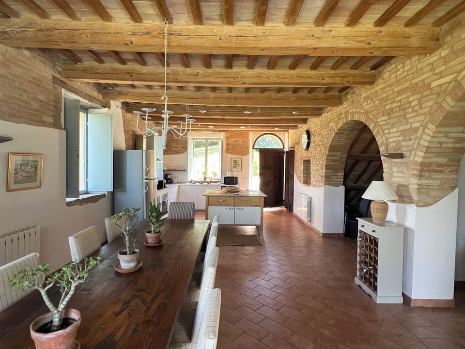 Large dining, kitchen and social space