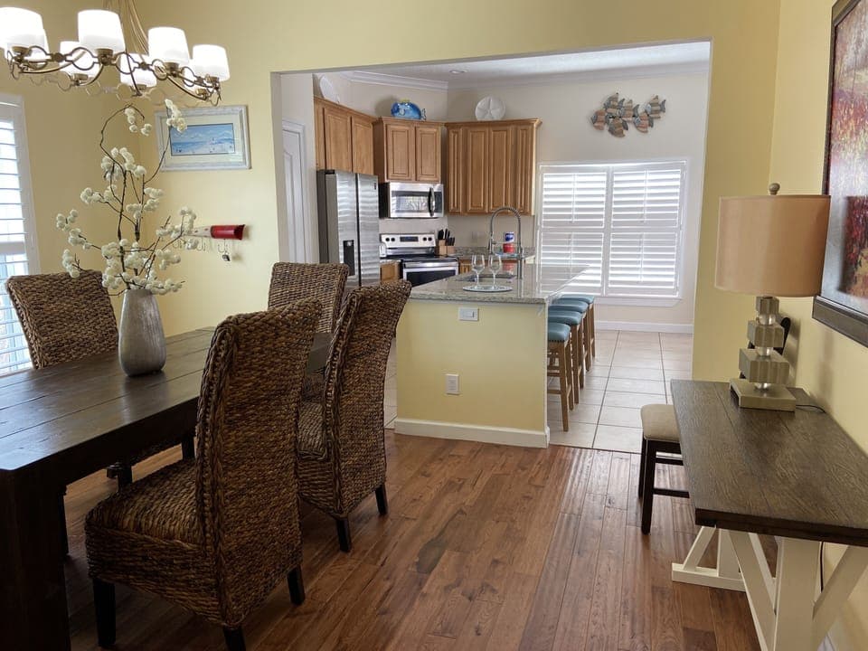 Dinning room open to kitchen