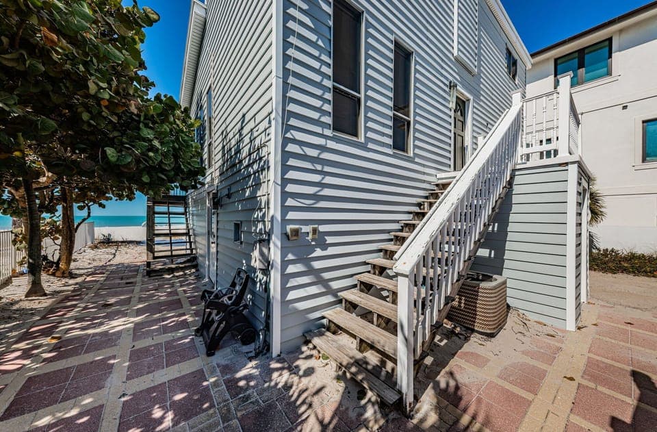 Front and back stairs