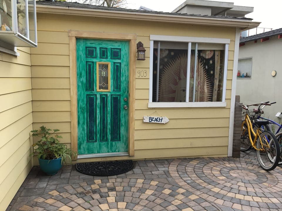 Entry at end of your driveway.