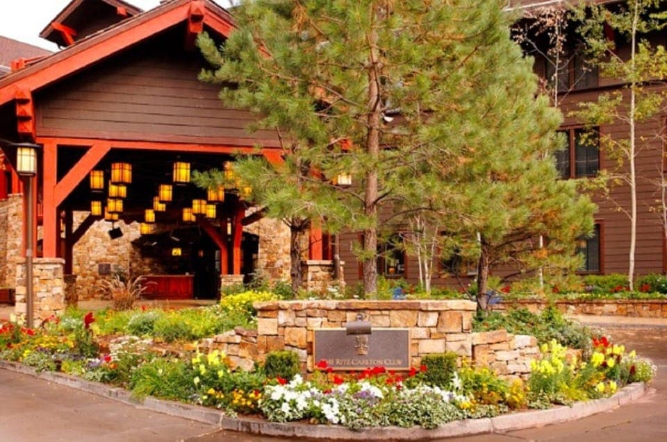 Entrance, summer.
