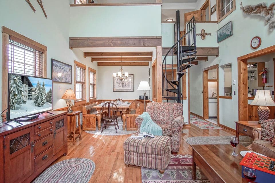 The main level has an open concept.