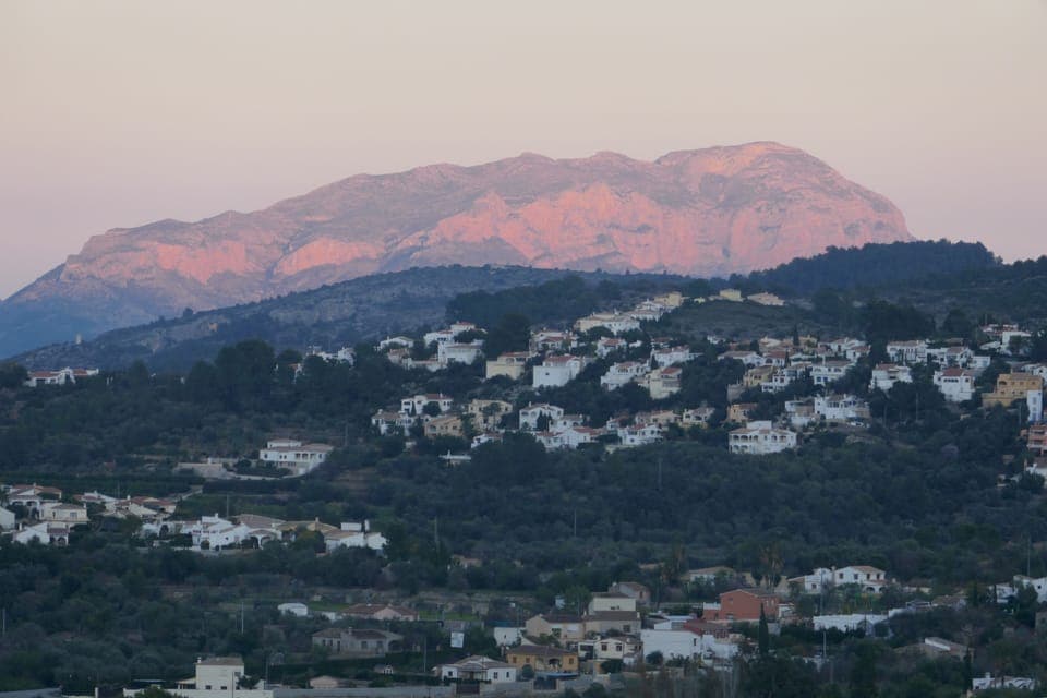 View from terrace on the Montgo