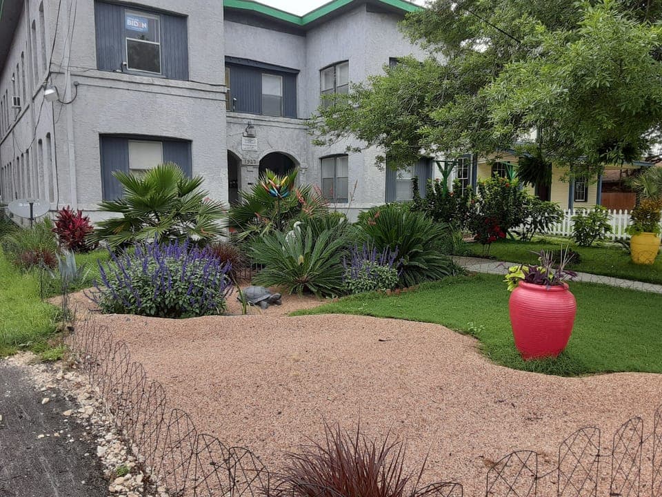 Front yard west side