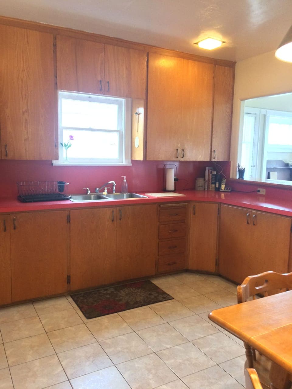 Roomy kitchen