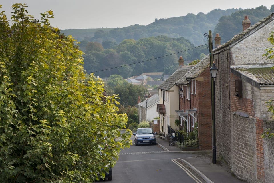 view from front of house