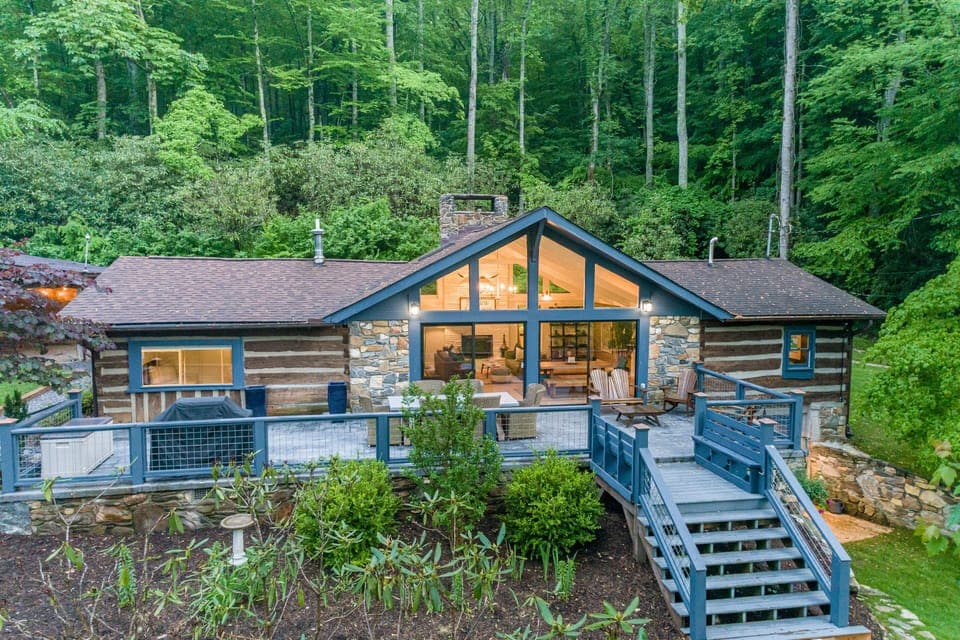 Beautiful mountain farmhouse