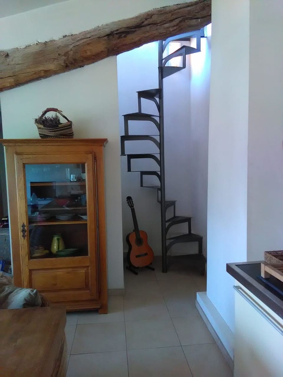 Staircase to the roof terrace