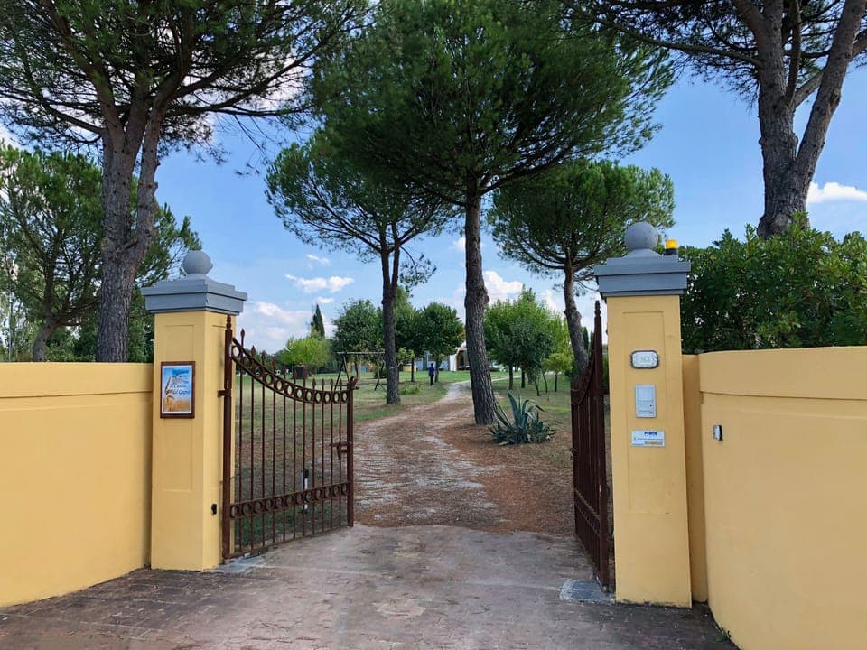 Entrance to the property 