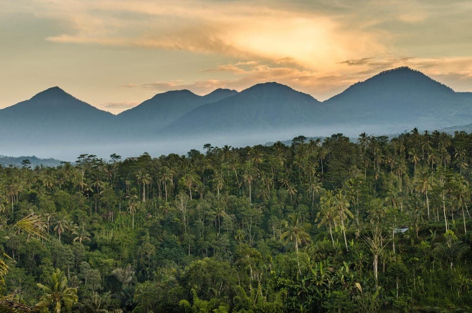 All the rooms in the villa building have this extraordinary view.