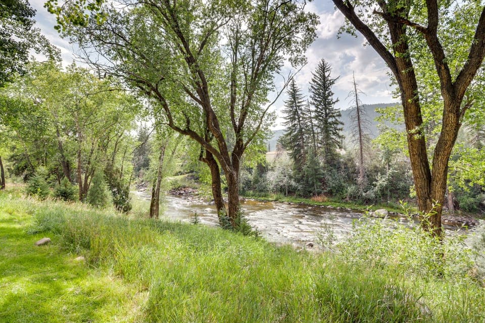 Beautiful river view from the backyard 