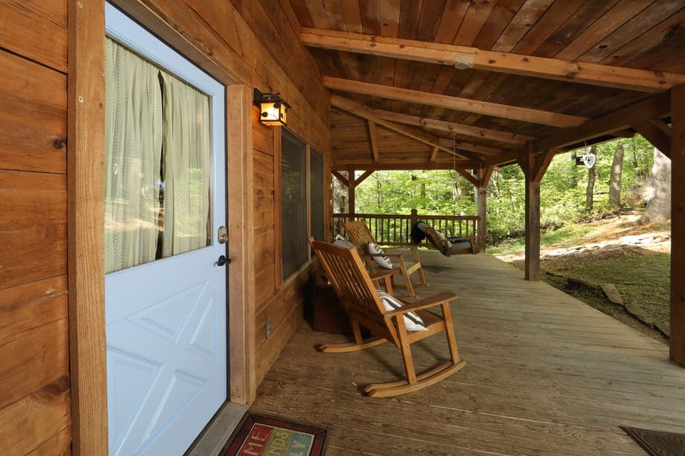 Exterior: Front Door and front porch
