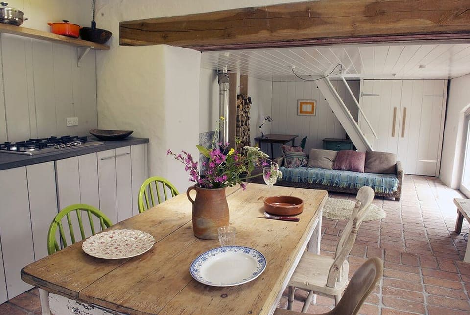 dining room and kitchen